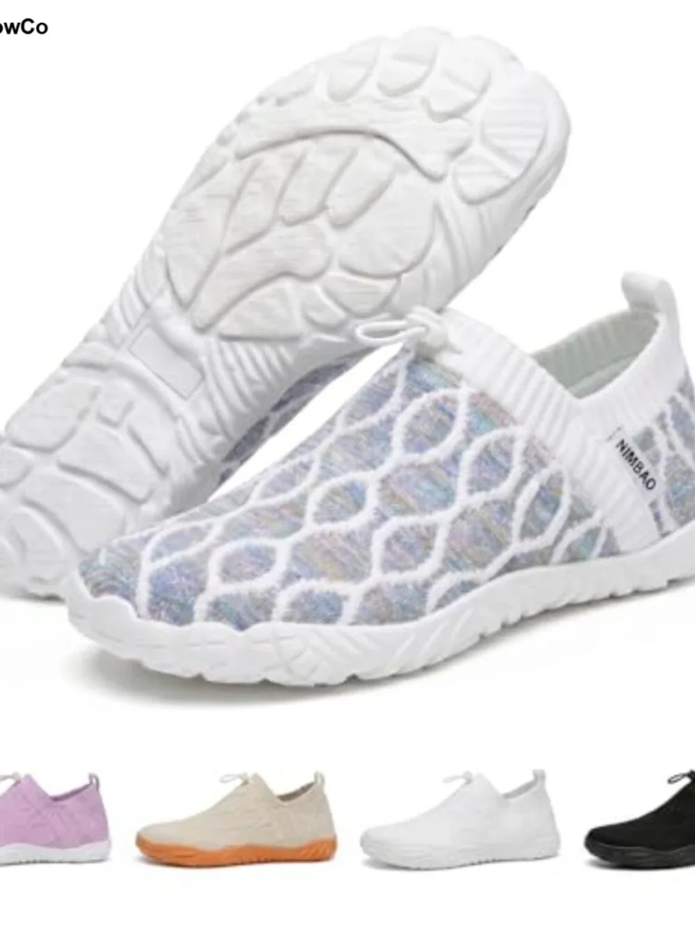 Wide Toe Box Barefoot Walking Shoes - Zero Drop Sole - Breathable Knit -